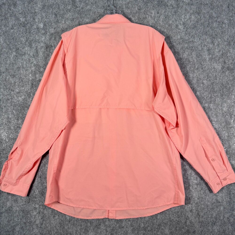 Patagonia Sol Patrol Shirt Mens XL Pink Vented Roll Tab Tiny Hole Minor Stain - Picture 10 of 15